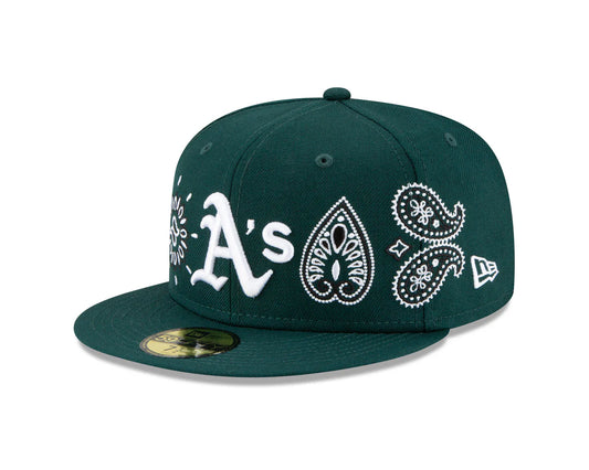 59FIFTY FITTED CAP A´S - OAKLAND  - SIZE 7 1/2 - GREEN